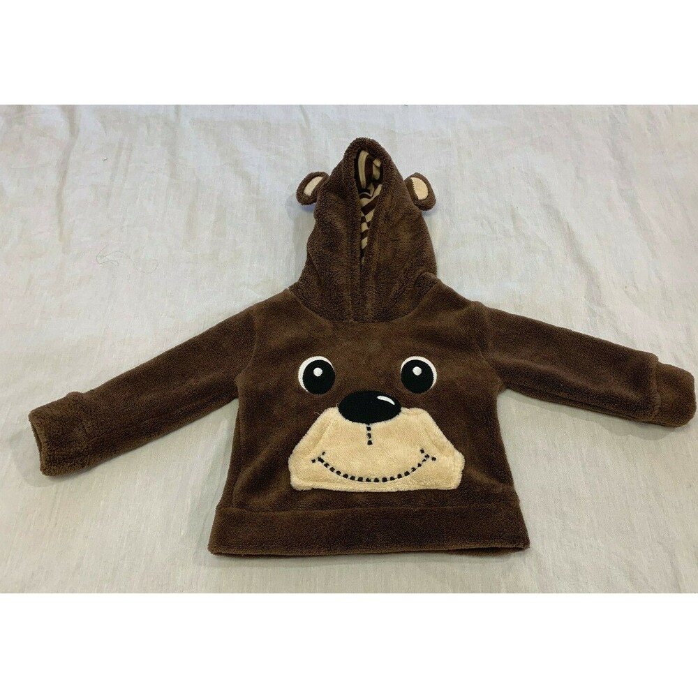 SMALL WONDERS BOYS FLEECE HOODIE SIZE 6-9 MONTHS